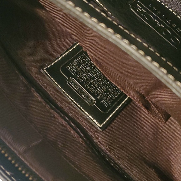 Coach Black/gold Satchel - Picture 9 of 9